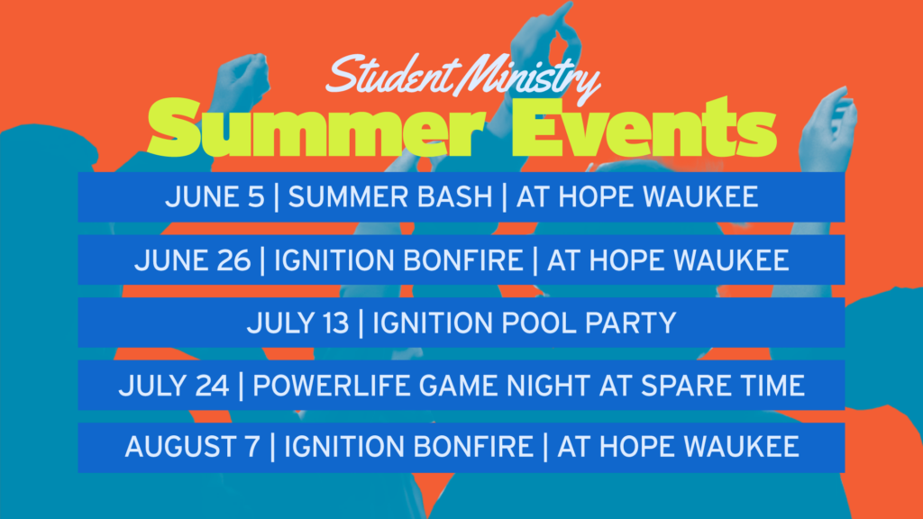 Grimes Ignition Summer Events